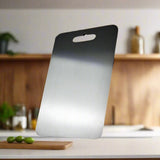 Titanium Cutting Board – Non-porous surface, lightweight, durable