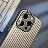 Titanium Shield iPhone Case – slim profile, shockproof, textured grip