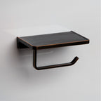 Toilet Roll Holder with Shelf