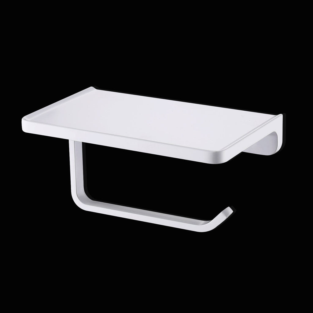 Toilet Roll Holder with Shelf