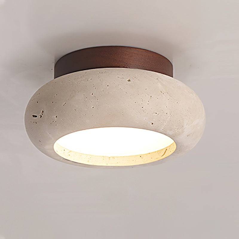 Travertine Ceiling Light