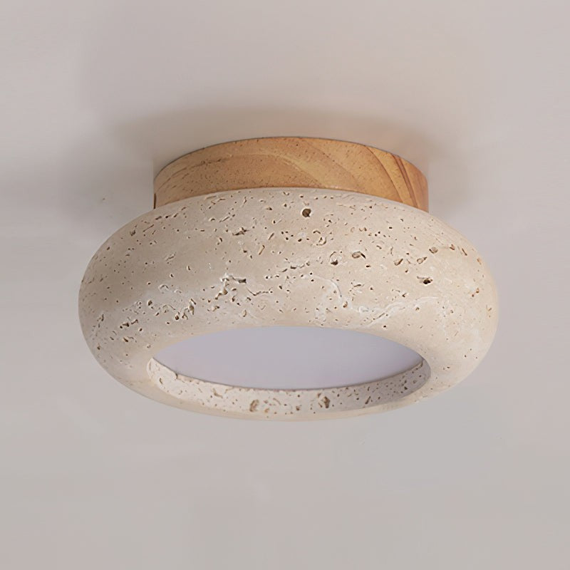 Travertine Ceiling Light