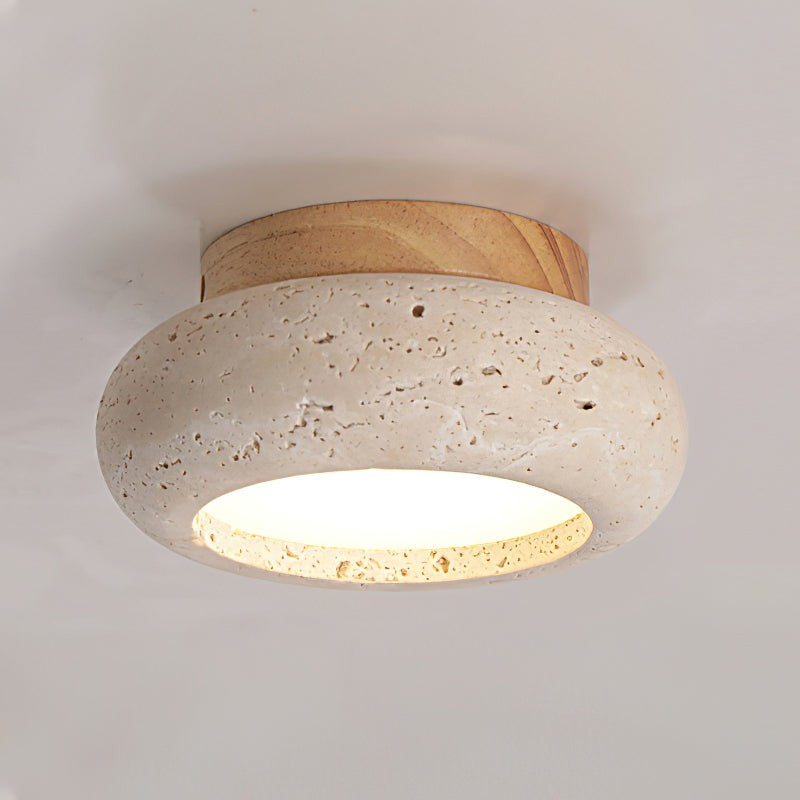 Travertine Ceiling Light