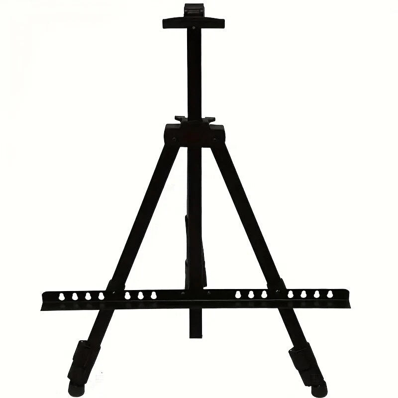 Tripod Easel – adjustable height, canvas clamp, carrying bag