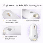 UV-C Toilet Sanitiser – motion night light, USB rechargeable