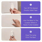 UV-C Toilet Sanitiser – motion night light, USB rechargeable
