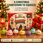 Squishy Advent Calendar – 24 slow-rising festive figures
