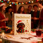 Dachshund Advent Calendar – 24 acrylic hanging ornaments