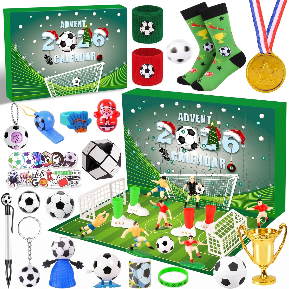 Football Advent Calendar – 24 accessories and a fold-out pitch