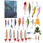 Fishing Advent Calendar – 24 lures, spinners and soft baits