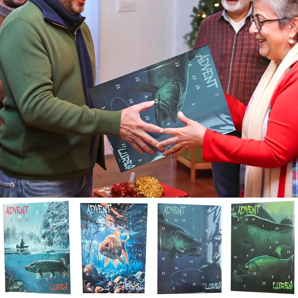Fishing Advent Calendar – 24 lures, spinners and soft baits