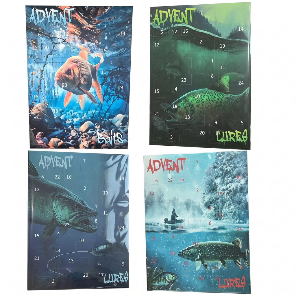 Fishing Advent Calendar – 24 lures, spinners and soft baits