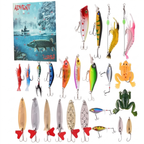 Fishing Advent Calendar – 24 lures, spinners and soft baits