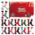 Christmas Socks Advent Calendar – 24 pairs in festive patterns