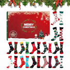 Christmas Socks Advent Calendar – 24 pairs in festive patterns