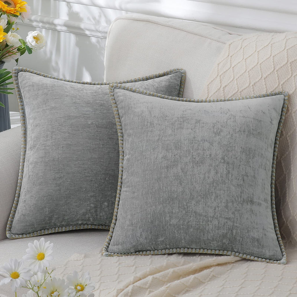 Velvet-Look Cushion Cover