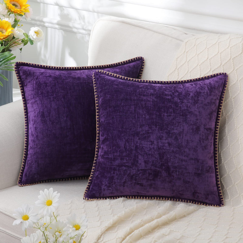 Velvet-Look Cushion Cover