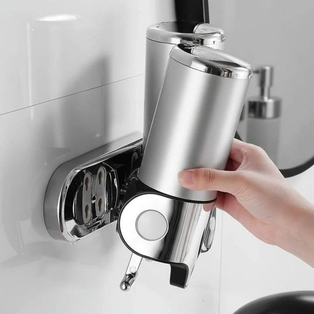 Wall Mounted Soap Dispenser – stainless steel, smooth pump