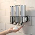 Wall Mounted Soap Dispenser – stainless steel, smooth pump