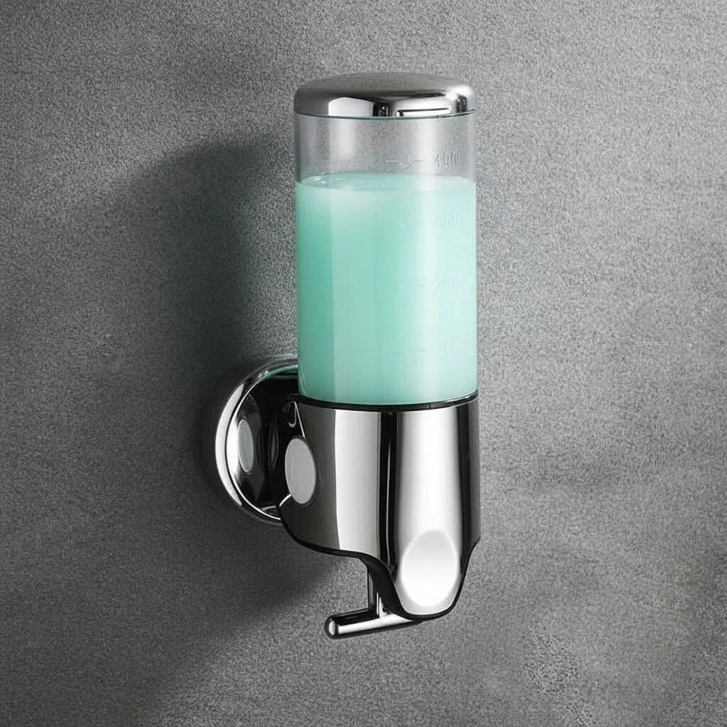 Wall Mounted Soap Dispenser – stainless steel, smooth pump