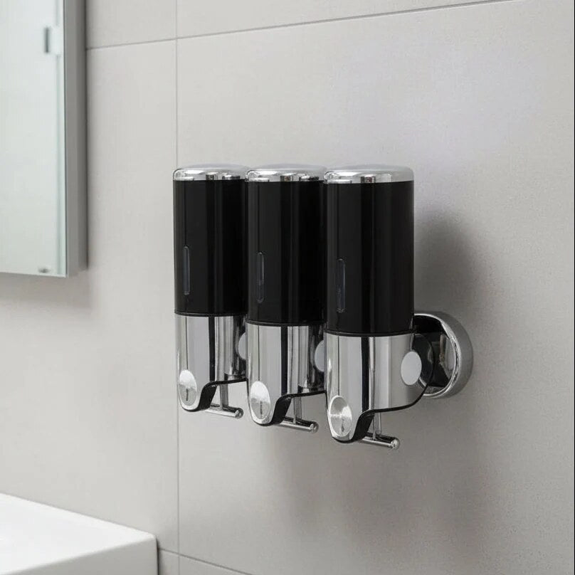 Wall Mounted Soap Dispenser – stainless steel, smooth pump