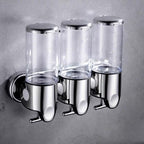 Wall Mounted Soap Dispenser – stainless steel, smooth pump