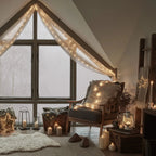 Warm White Micro LED Fairy Lights – flexible silver wire, 100 lights