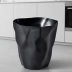 Waste Bin – crumpled paper design, minimalist irregular shape