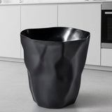 Waste Bin – crumpled paper design, minimalist irregular shape