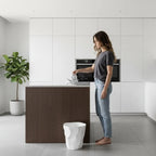 Waste Bin – crumpled paper design, minimalist irregular shape