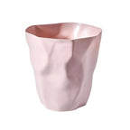Waste Bin – crumpled paper design, minimalist irregular shape