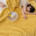 Weighted Blanket – soft sherpa fleece, gentle weight distribution