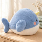 Whale Plush Night Light – white noise, ten lullabies, washable