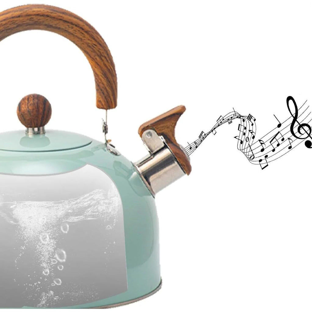 Whistling Kettle – stainless steel, insulated handle, induction safe