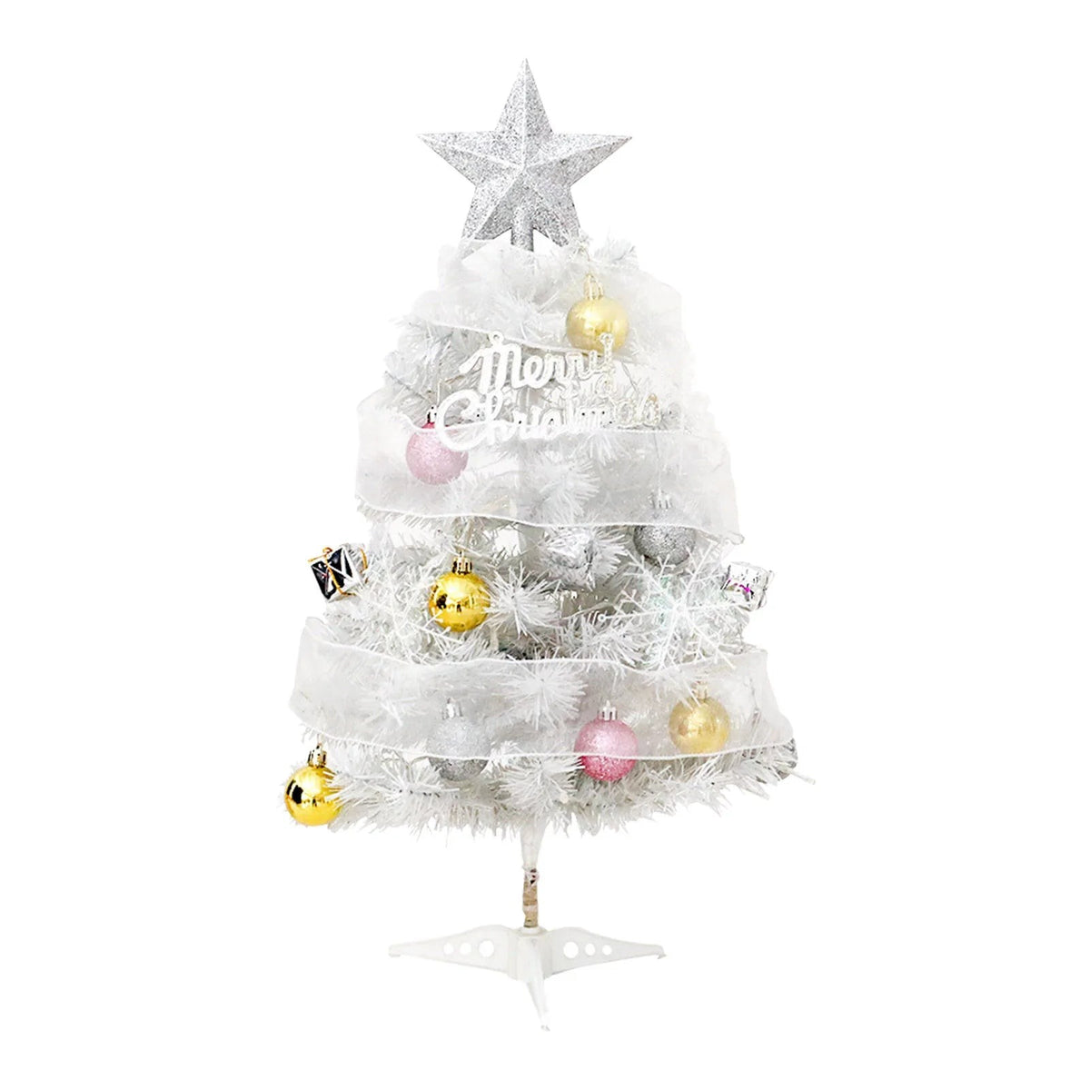 White Tabletop Christmas Tree