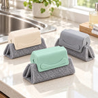 Window Cleaning Brush – removable scouring pad, narrow spaces