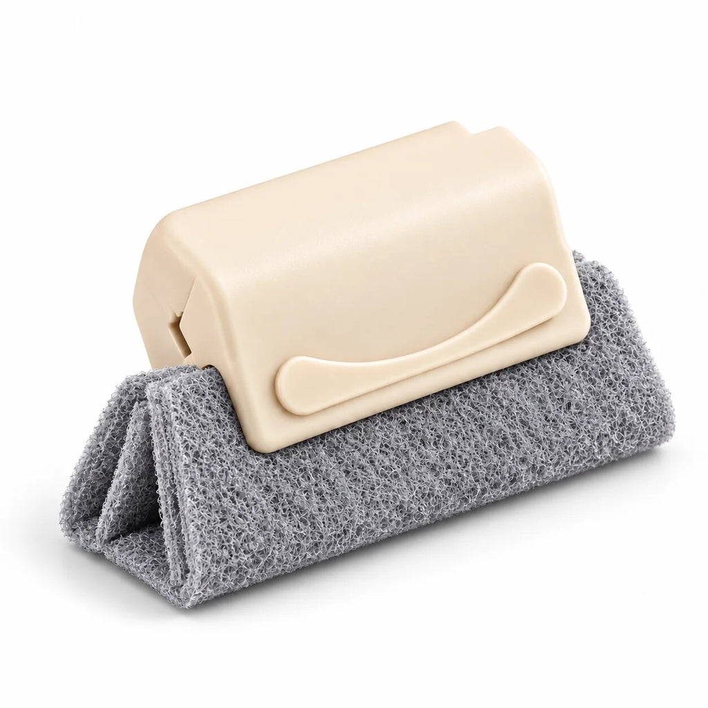 Window Cleaning Brush – removable scouring pad, narrow spaces