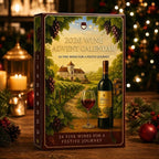 Wine Advent Calendar – 24 door countdown, vineyard design