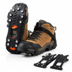 Winter Crampons – stainless steel spikes, elastomer base, adjustable