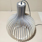 Wood Pendant Light – adjustable height and direction, vintage inspired, LED