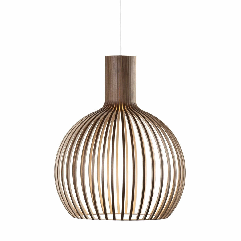 Wood Pendant Light – adjustable height and direction, vintage inspired, LED