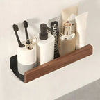 Wooden Bathroom Shelf