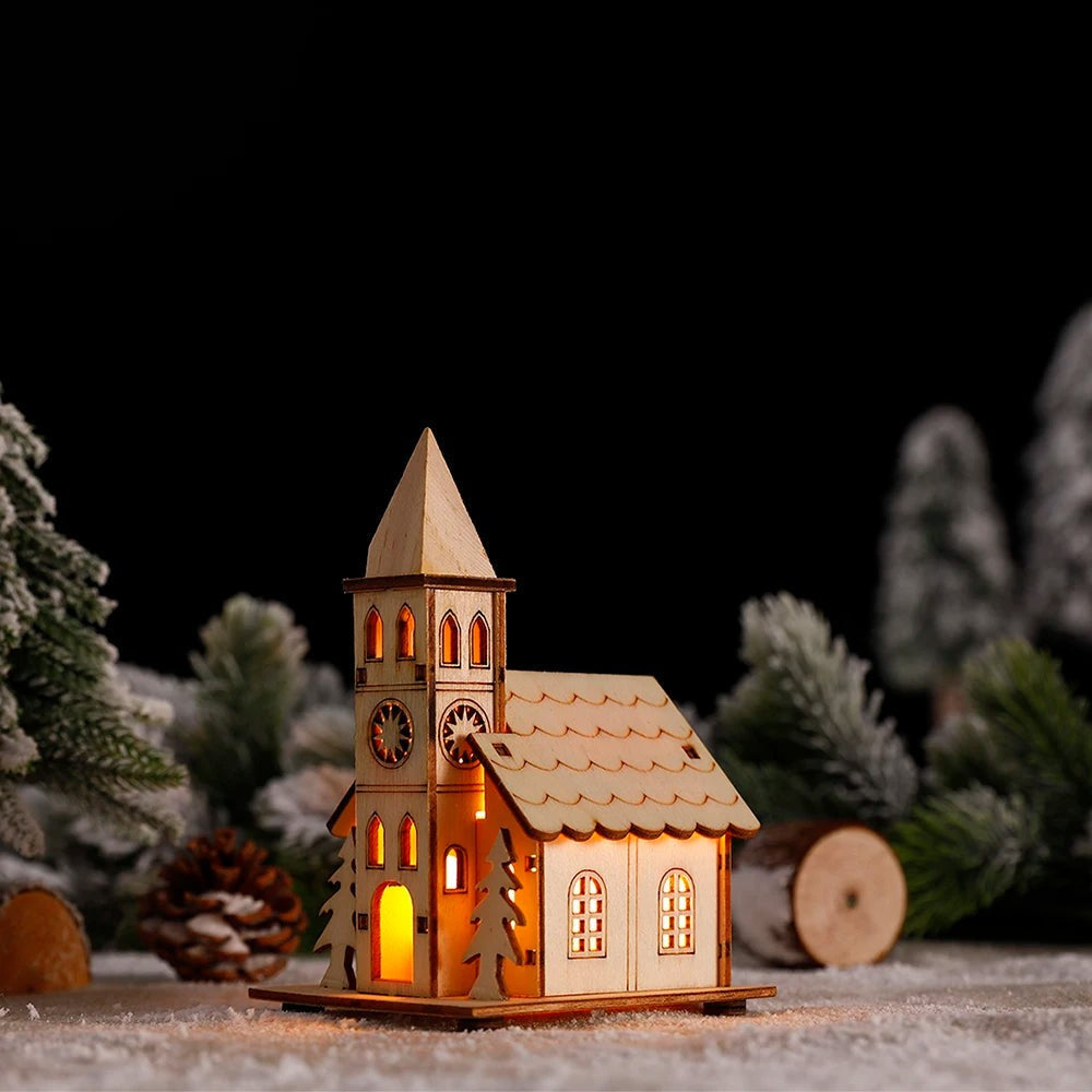 Wooden Christmas House