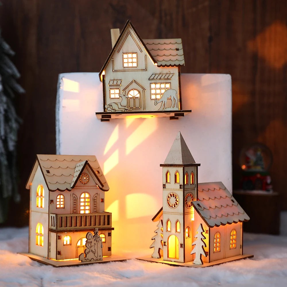 Wooden Christmas House