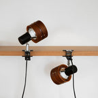 Wooden Reading Light – clip-on clamp mount, adjustable head