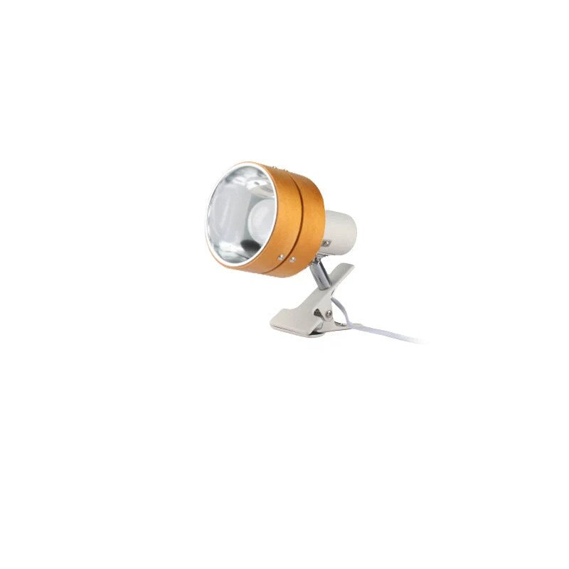 Wooden Reading Light – clip-on clamp mount, adjustable head