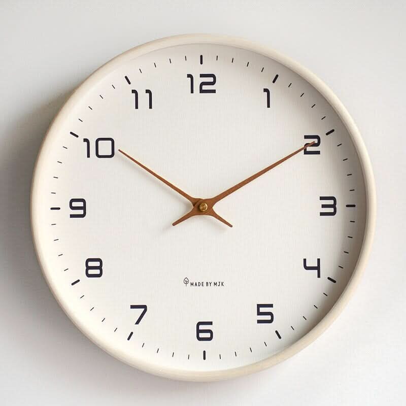 Wooden Wall Clock – silent movement, authentic Scandinavian design