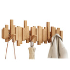 Wooden Wall Coat Rack