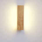 Wooden Wall Light – Modern Matte Finish, Adjustable Warmth