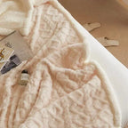 Wool and Fleece Throw Blanket – layered warmth, four sizes